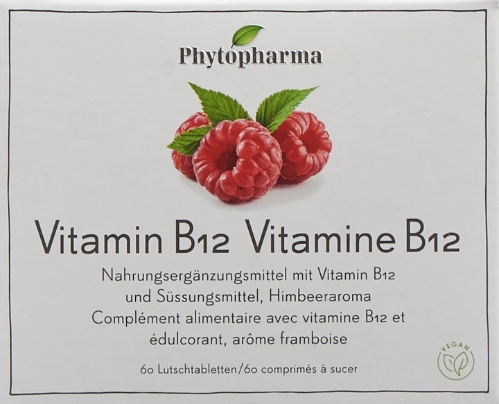 Actual product image Phytopharma Vitamin B12 (60 Piece, Pills, 45 g)