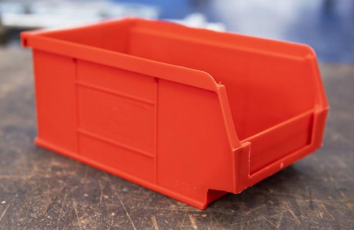 Produktbild RS PRO Stapelkästen rot 101x167x76mm