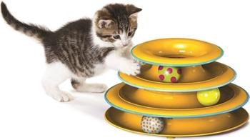 Actual product image Petstages Cat Toy Tower of Tracks (Catmint toy)