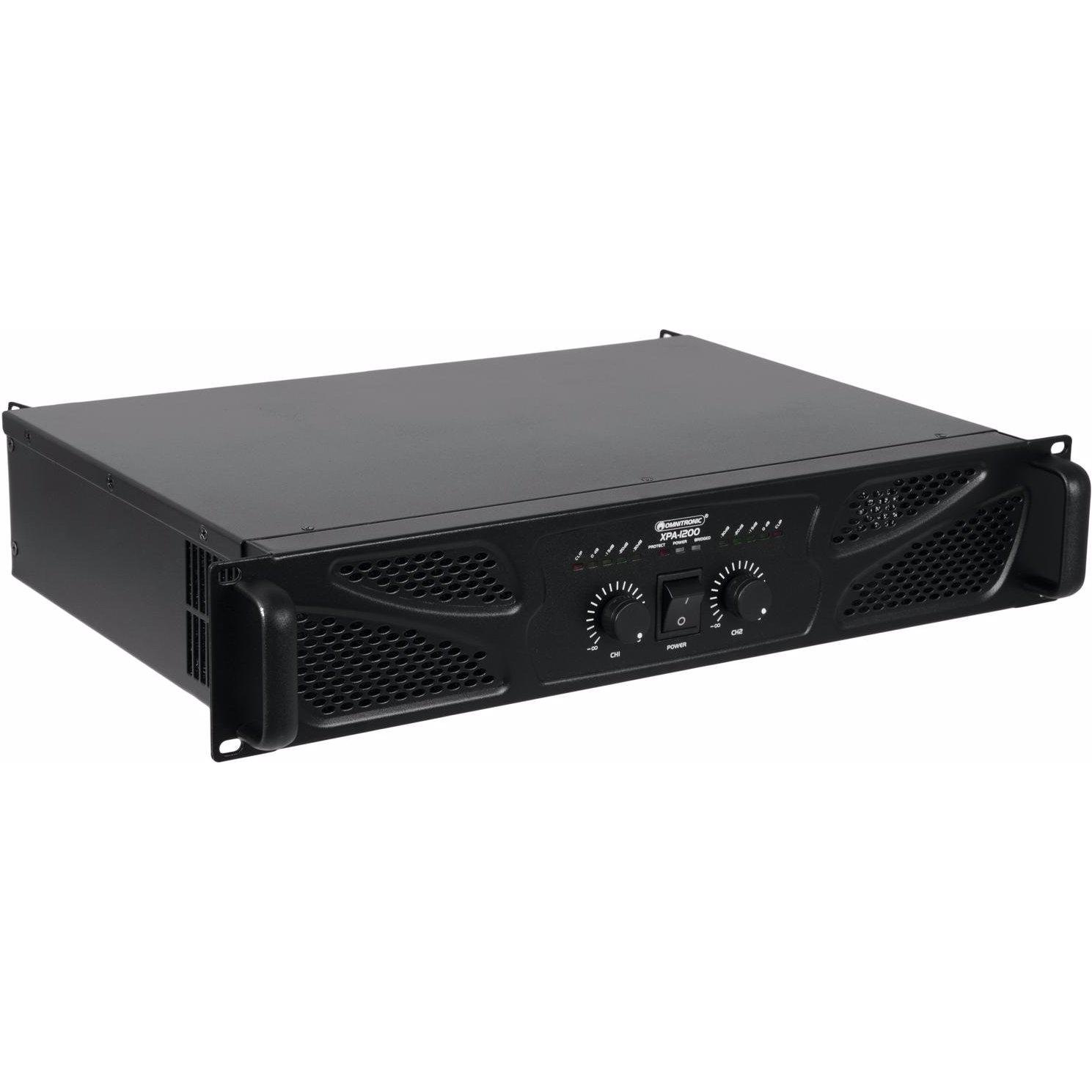 Thumbnail - Omnitronic Xpa-1200 (Vorverstärker), Effektgerät, Schwarz