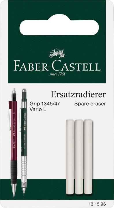 Actual product image Faber-Castell Spare eraser for mechanical pencils