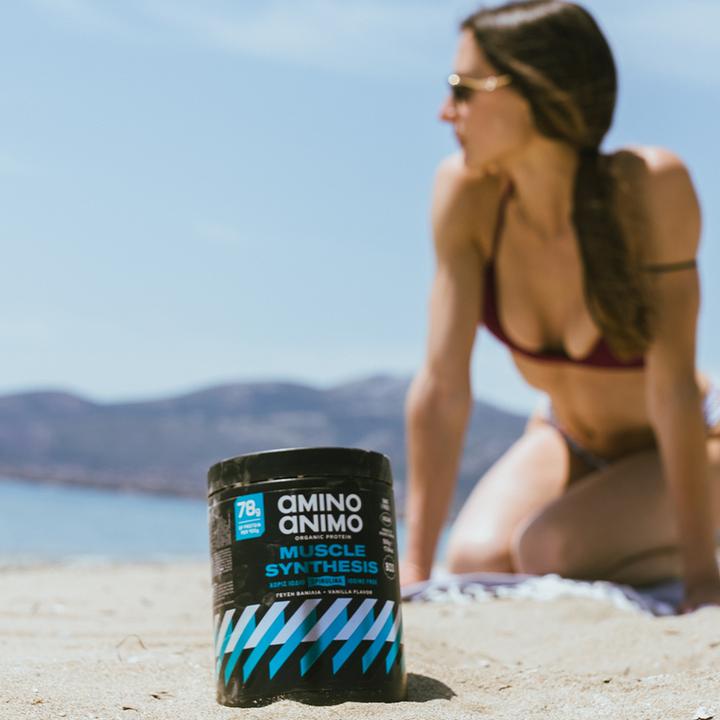 Produktbild Amino Animo Vegan Protein Muscle Synthesis (Vanille, 1 Stk., 500 g)