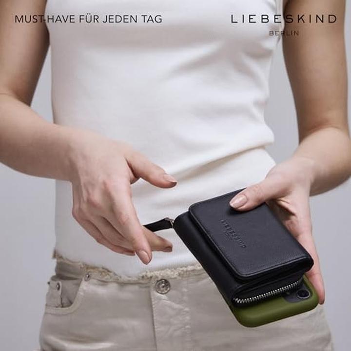Image du produit Liebeskind Berlin Portemonnaie Kleine, aufklappbare Geldbörse aus Leder