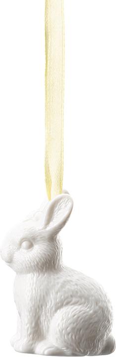 Produktbild Hutschenreuther Osteranhänger - Weiss - Hase sitzend (1 x, 4 x 6.5 cm)