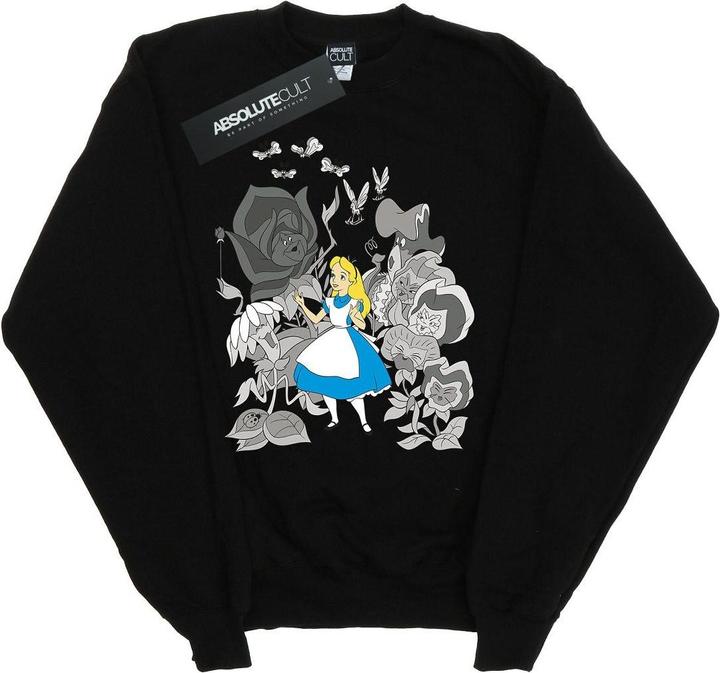 Produktbild Disney Jungen Alice im Wunderland Blumen Sweatshirt (116)