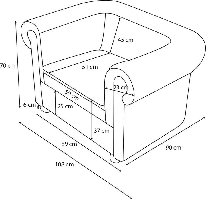 Actual product image Beliani Chesterfield
