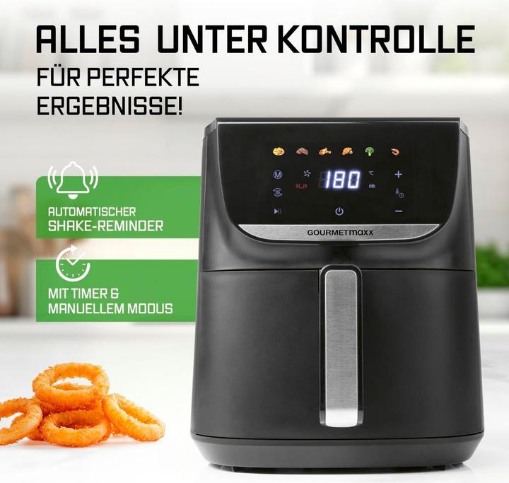 Actual product image Gourmetmaxx AirGenius M Heissluftfritteuse mit Touchscreen
