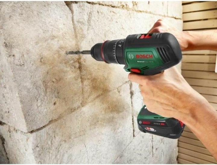 Actual product image Bosch Home & Garden Cordless impact drill AdvancedImpact 18V-80 QuickSnap, 2x rechargeable battery 2.5Ah, attachments