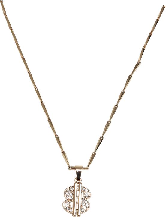 Immagine prodotto Urban Classics Collana piccolo dollaro (Array, Materiale superiore 1: 60% lega di zinco 40% ottone)