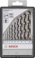 Actual product image Bosch Professional Zubehör PRO Metal HSS-G twist drill bit set, 10 pcs. (5 mm, 6 mm, 7 mm, 8 mm, 10 mm, 4 mm, 3 mm, 2 mm, 1 mm, 9 mm)