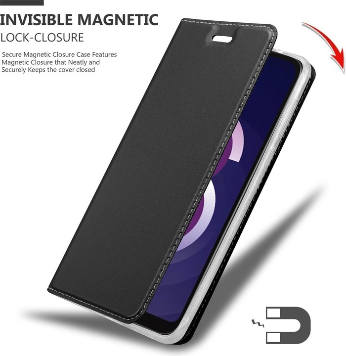 Actual product image Cadorabo Book Classy Style Cover (Huawei Y5 (2019), Honor 8s)