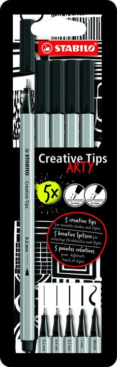 Actual product image STABILO Creativetips Arty (Black, 20 x)