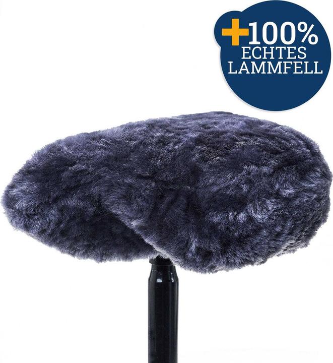 Produktbild Filmer Velo-Sattelbezug aus 100% Lammfell, grau