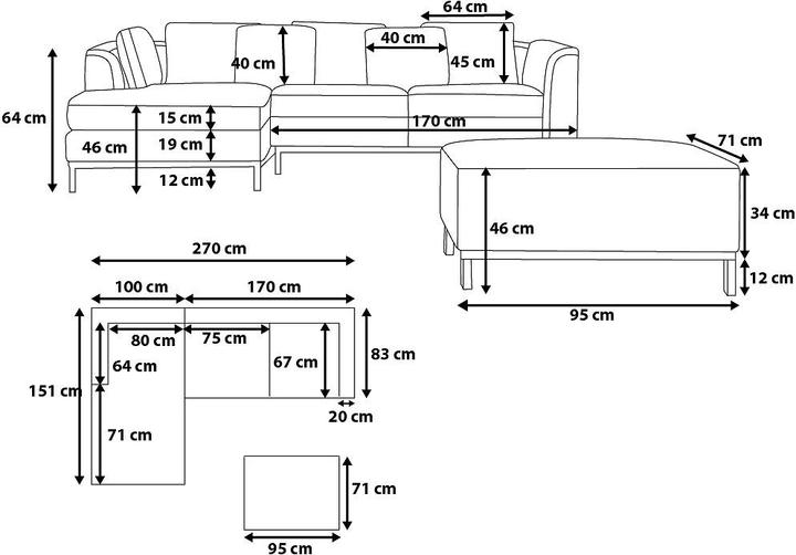 Immagine prodotto Beliani Oslo (Divano ad angolo)
