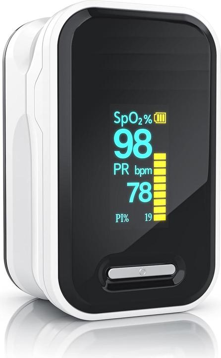 Actual product image Novidarte SpO2 heart rate monitor