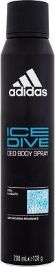 Immagine prodotto adidas Ice Dive Deo Spray Corpo 48H (Getto vaporizzato, 200 ml)