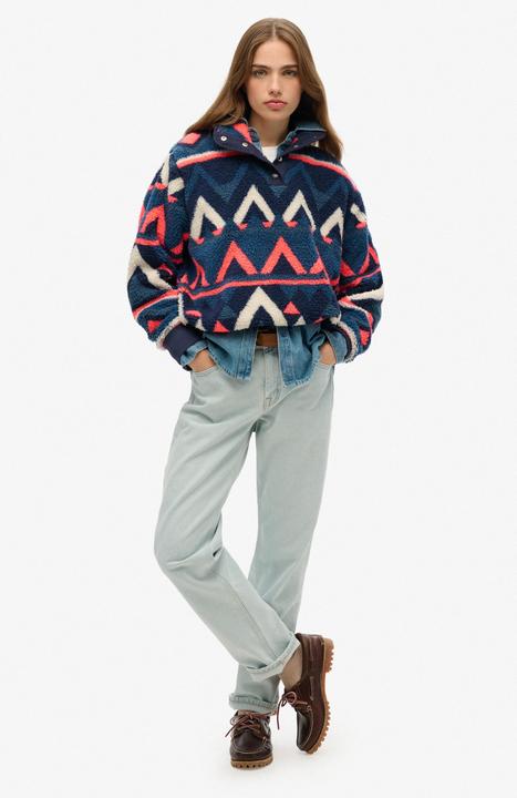 Produktbild Superdry Superweicher Henley-Pullover mit Print