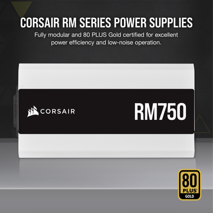 Actual product image Corsair Power supply RM750 2021 Modular W (750 W)