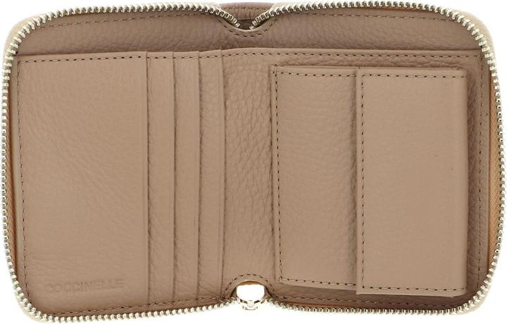 Actual product image Coccinelle Metallic Soft Leather Zip Around Wallet