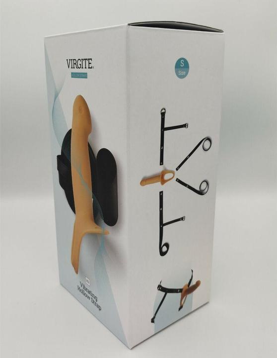 Actual product image Virgite Dildos with harness brand HOLLOW HARNESS C/VIBRATION H3 SIZE S
