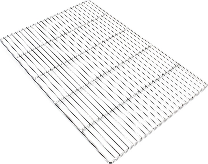 Wiltec Grillrost Edelstahl eckig 60 x 40 cm Rost V2A Grillgitter Grill Edelstahlrost