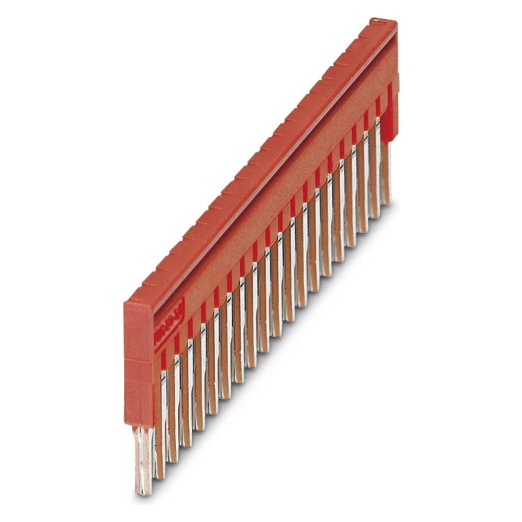 Phoenix Contact Red 20 Position Jumper, Elektronikkabel + Stecker, Rot