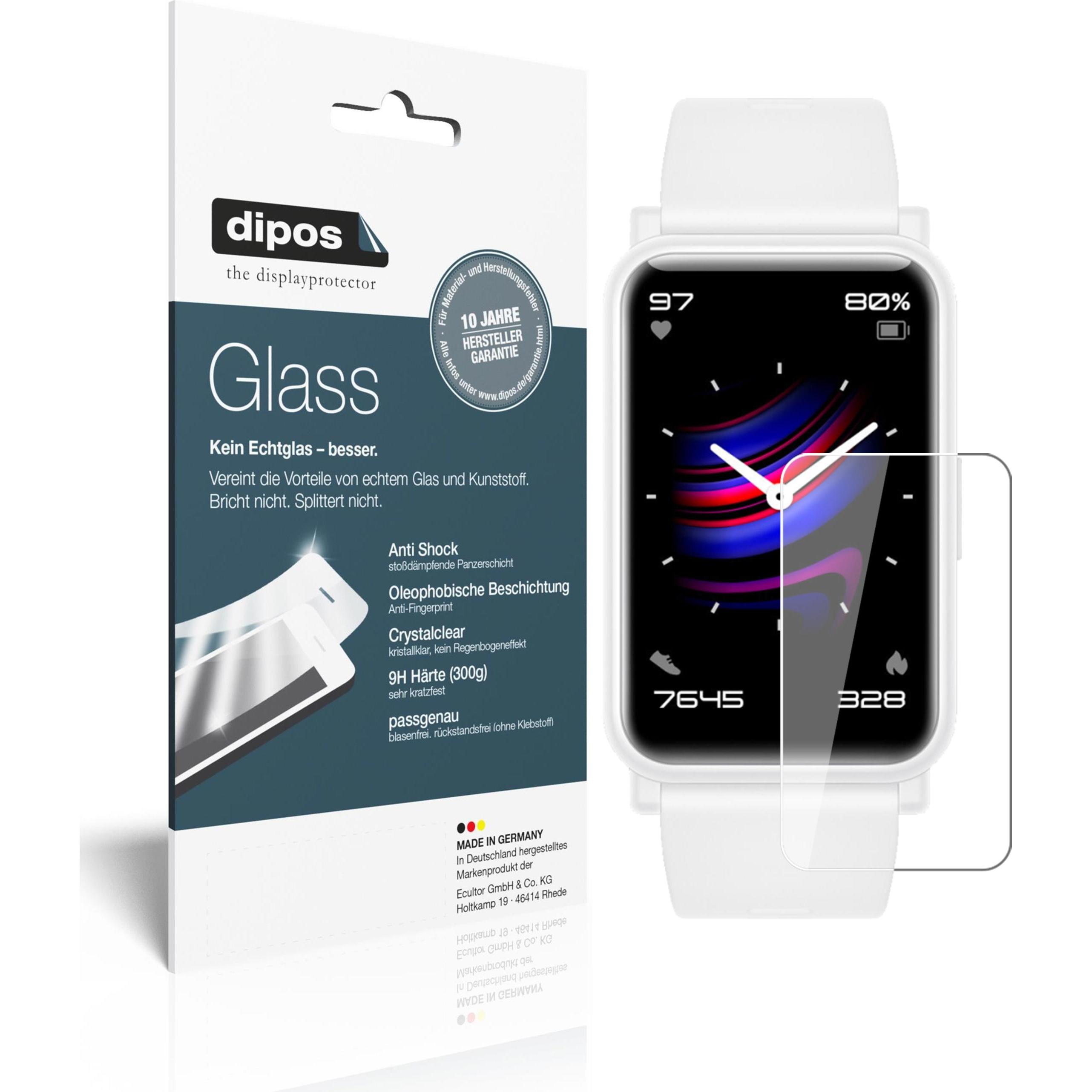Dipos Displayschutz Anti-Shock, Smartwatch Schutzfolie, Transparent