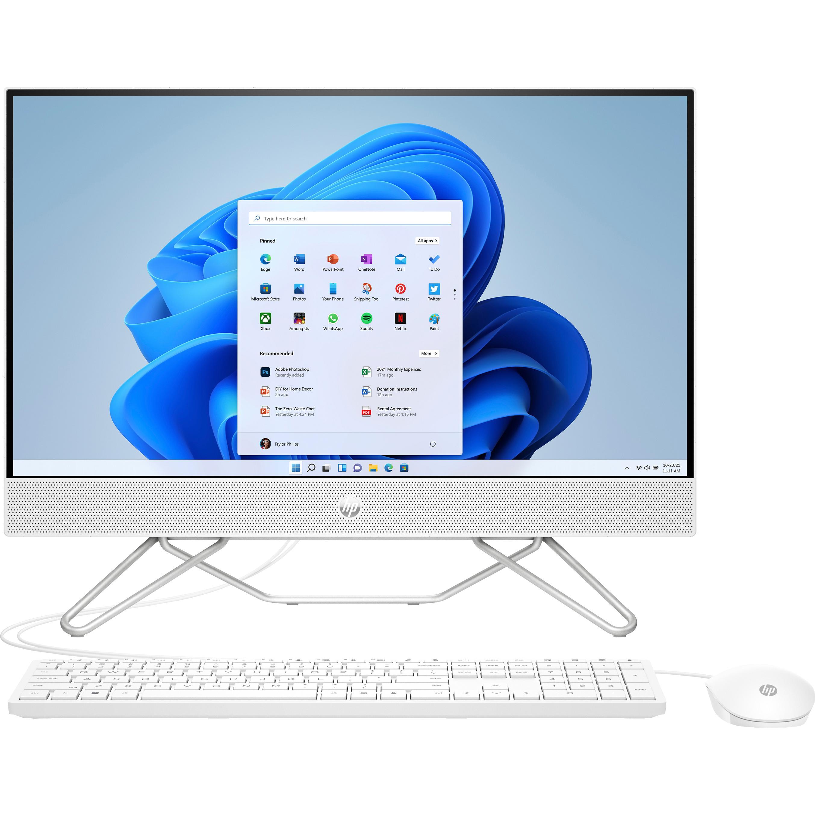 HP All-in-One PC 24-cb1110ng (60,5cm (23,8") FHD-Display, Intel i3-1215U, 8GB RAM, 512GB SSD, Window