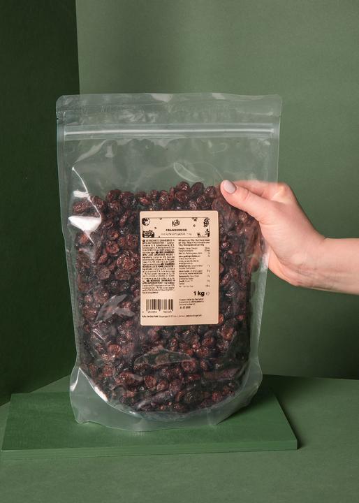Produktbild KoRo Cranberries mit Apfelsaft gesüsst (1000 g)