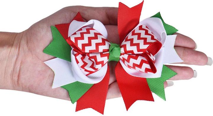 Actual product image JTI Sweet and cute mini bow | Christmas colours (1 pcs.)