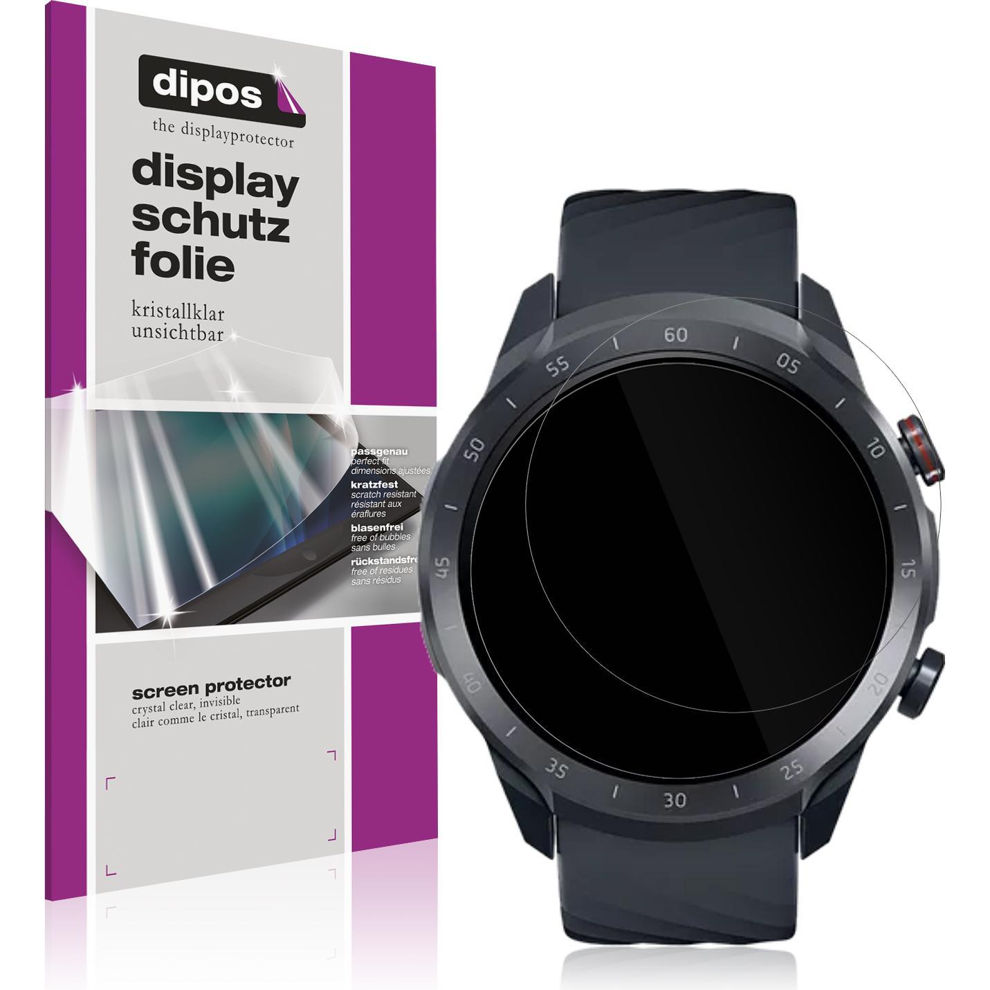 Dipos Schutzfolie Klar für Xiaomi Mibro A2, Smartwatch Schutzfolie, Transparent