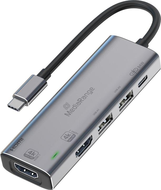 Immagine prodotto MediaRange MRCS511 (USB-C, 5 porte)
