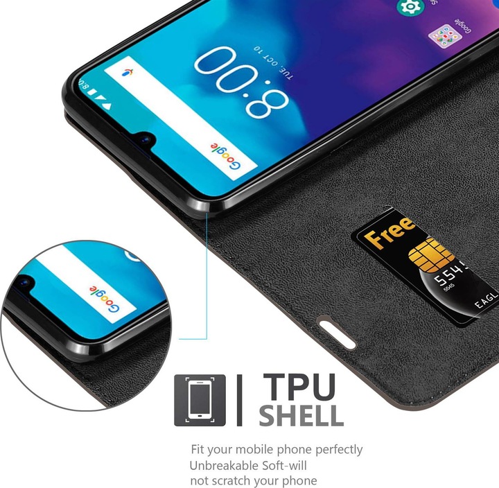 Actual product image Cadorabo Book Invisible Magnet Cover (ZTE Blade V10 Vita)