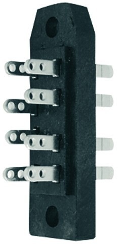 Produktbild Telegärtner Steckverbinder nach DIN 41 622 Kontaktanordnung asymmetrisch, Messerleiste A 30, a=83, b=74, c=20, d