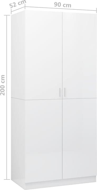 Immagine prodotto VidaXL Aylmar (90 x 52 x 200 cm)