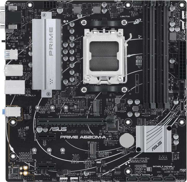 ASUS Prime A620M-A-CSM (AM5, AMD A620, mATX)