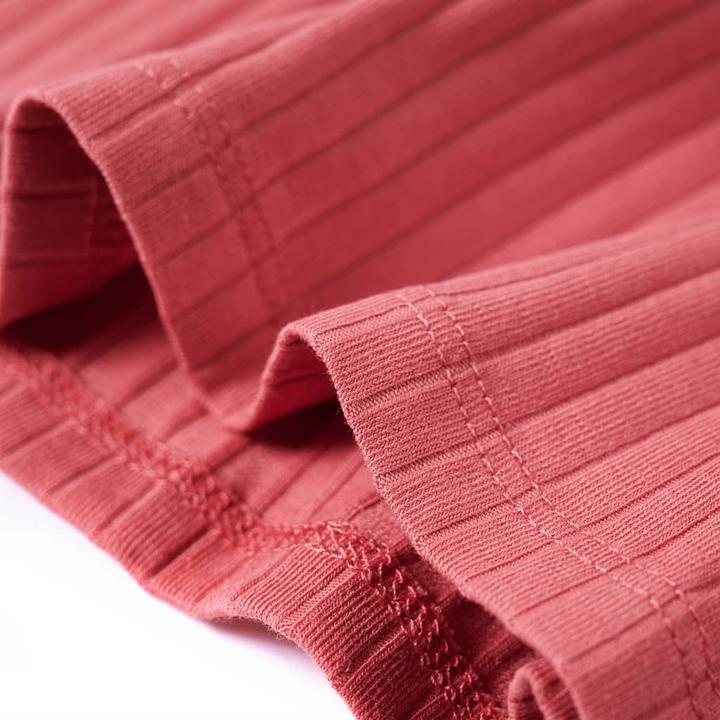 Produktbild vidaXL Kinder-Langarmshirt Altrosa 104,Material: 95 % Baumwolle. 5