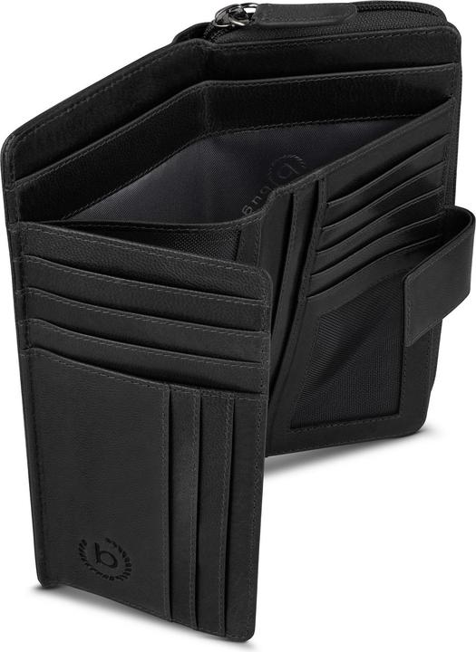 Actual product image Bugatti Valencia wallet RFID protection leather 10 cm