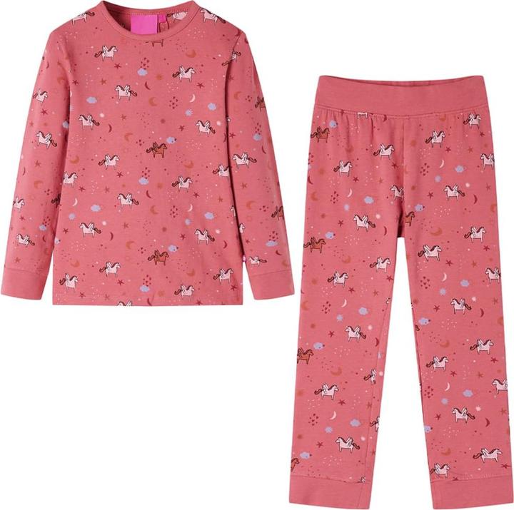 Image du produit VidaXL Pyjama enfant manches longues Violet 92,Matériau : 95 (92)