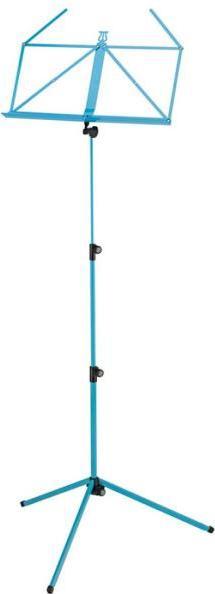 Actual product image K&M 100-1 Music Stand Sea Blue with Clamp Lamp