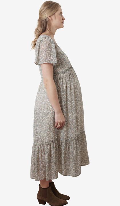 Actual product image Vertbaudet Maxikleid mit Volants für Schwangerschaft & Stillzeit (34)