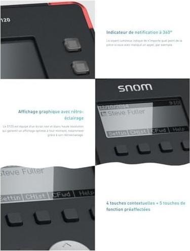 Actual product image Snom D120