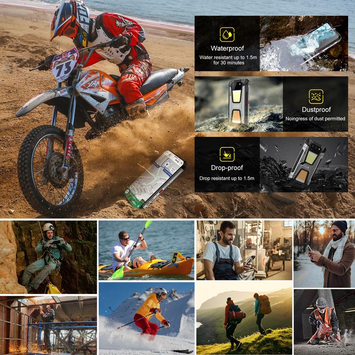 Produktbild Unihertz Tank 2 Telefon, 512GB/12GB, schwarz (512 GB, Black, Schwarz, 7.79")