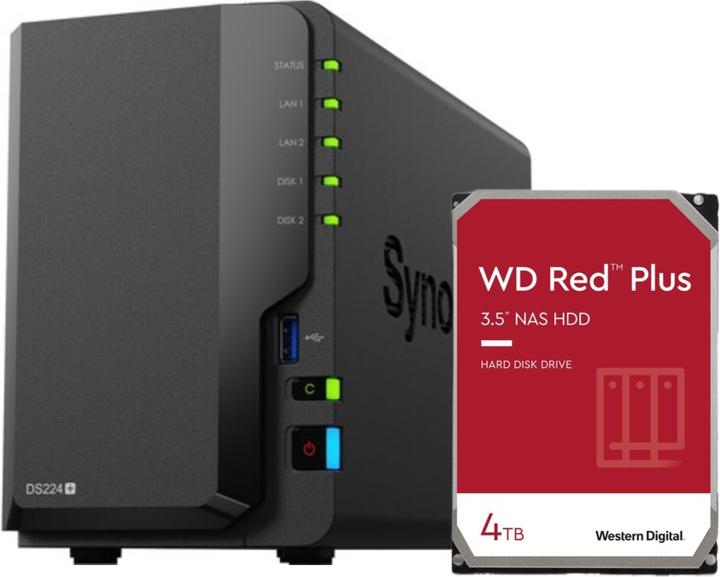 Image du produit Synology DS224+ LE SYSTÈME