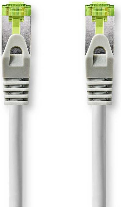 Productafbeelding Nedis Cat 7 Kabel- S/FTP- RJ45 Stekker- 10,0 m- Rond- LSZH- Grijs- (S/FTP, CAT7, 10 m)