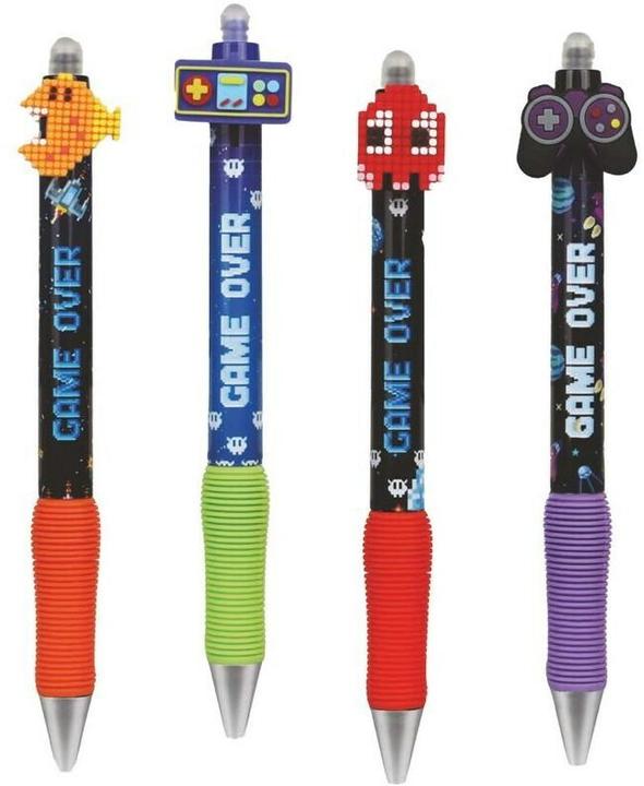 Actual product image Magni CoolPack radierbarer Gelschreiber Game 0,5mm blau grip 4fach sortiert (Multicoloured)