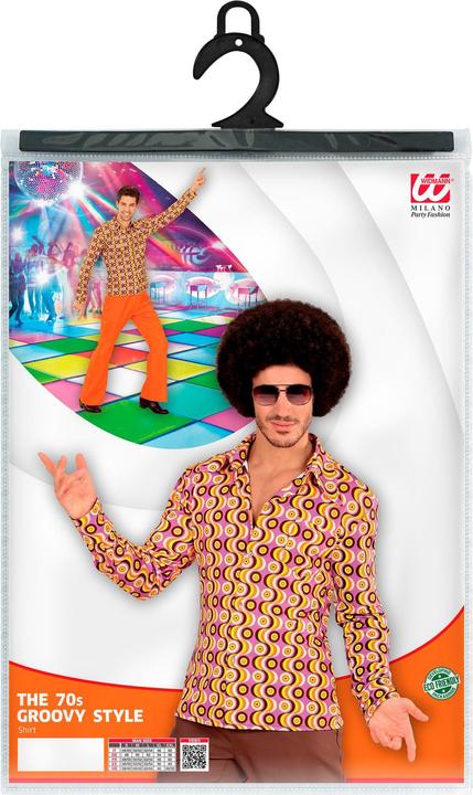 Immagine prodotto Widmann Camicia da uomo anni '70 Groovy Style Disc (M, S)