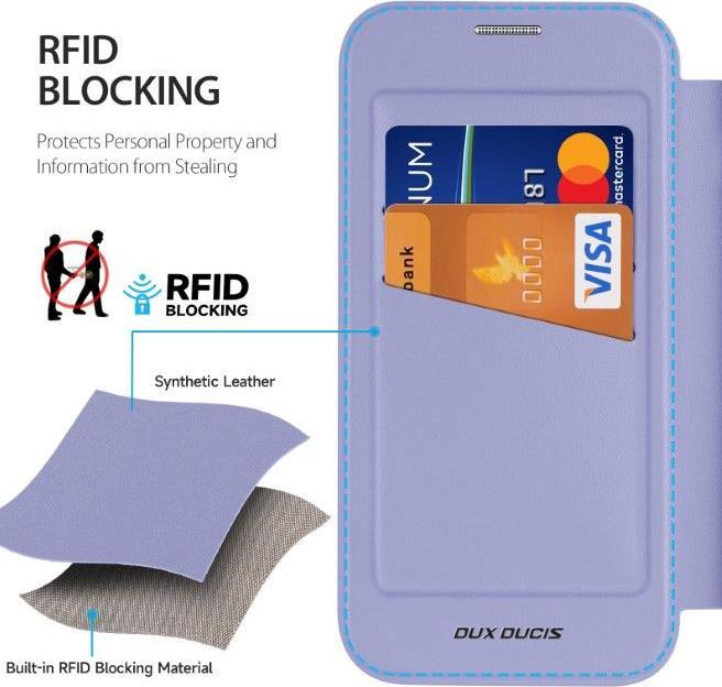 Actual product image Dux Ducis Skin X Pro Magnetic Stand leather case (Apple iPhone 16 Plus)