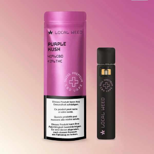 Actual product image Local Weed Purple Kush