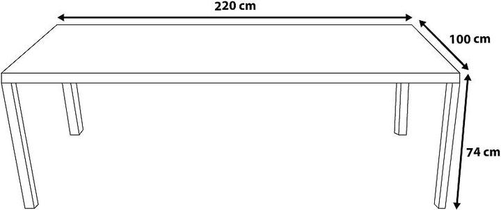 Produktbild Beliani Italy (220 x 100 x 74 cm)